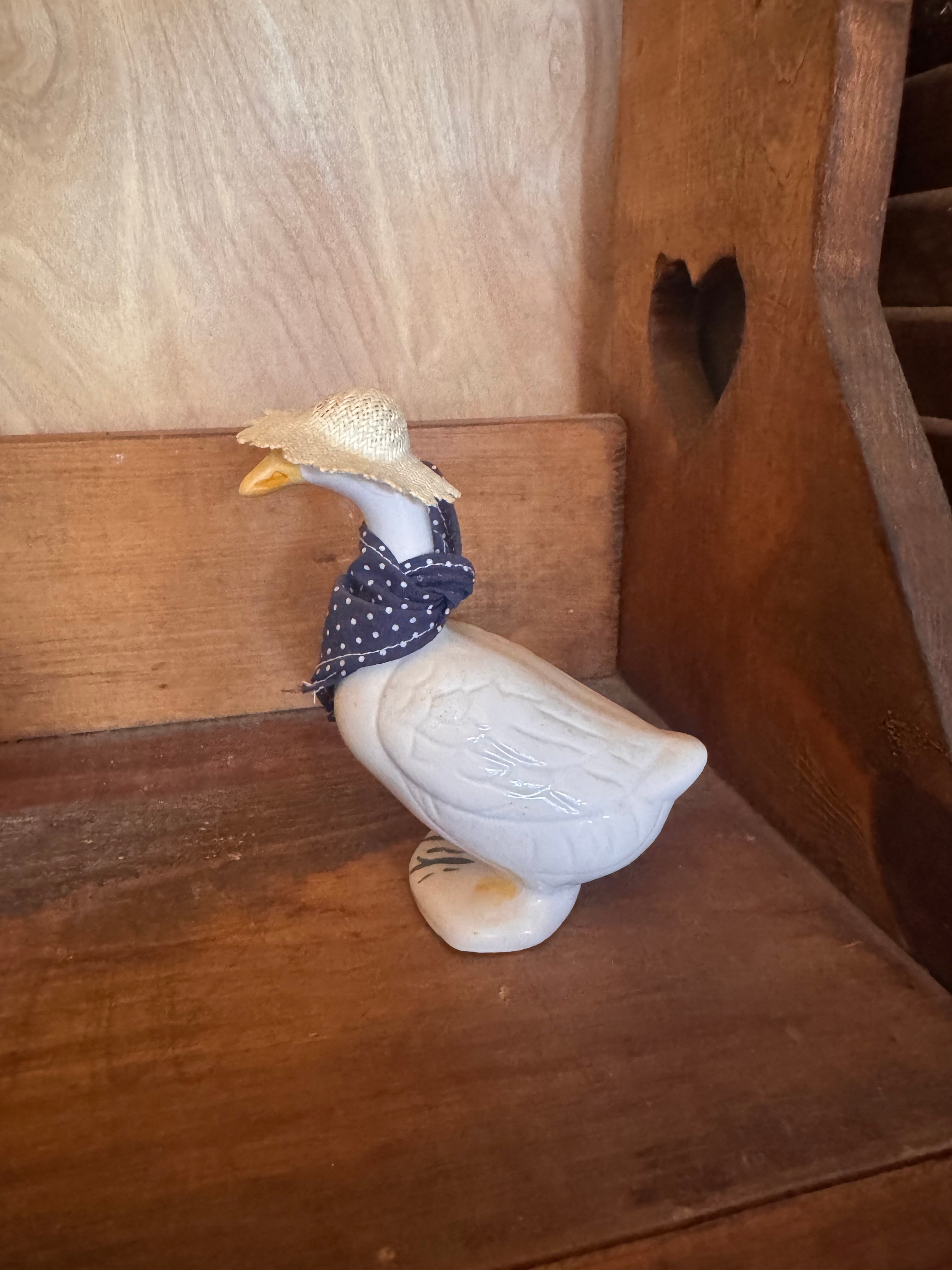 Vintage Ceramic Desk Goose
