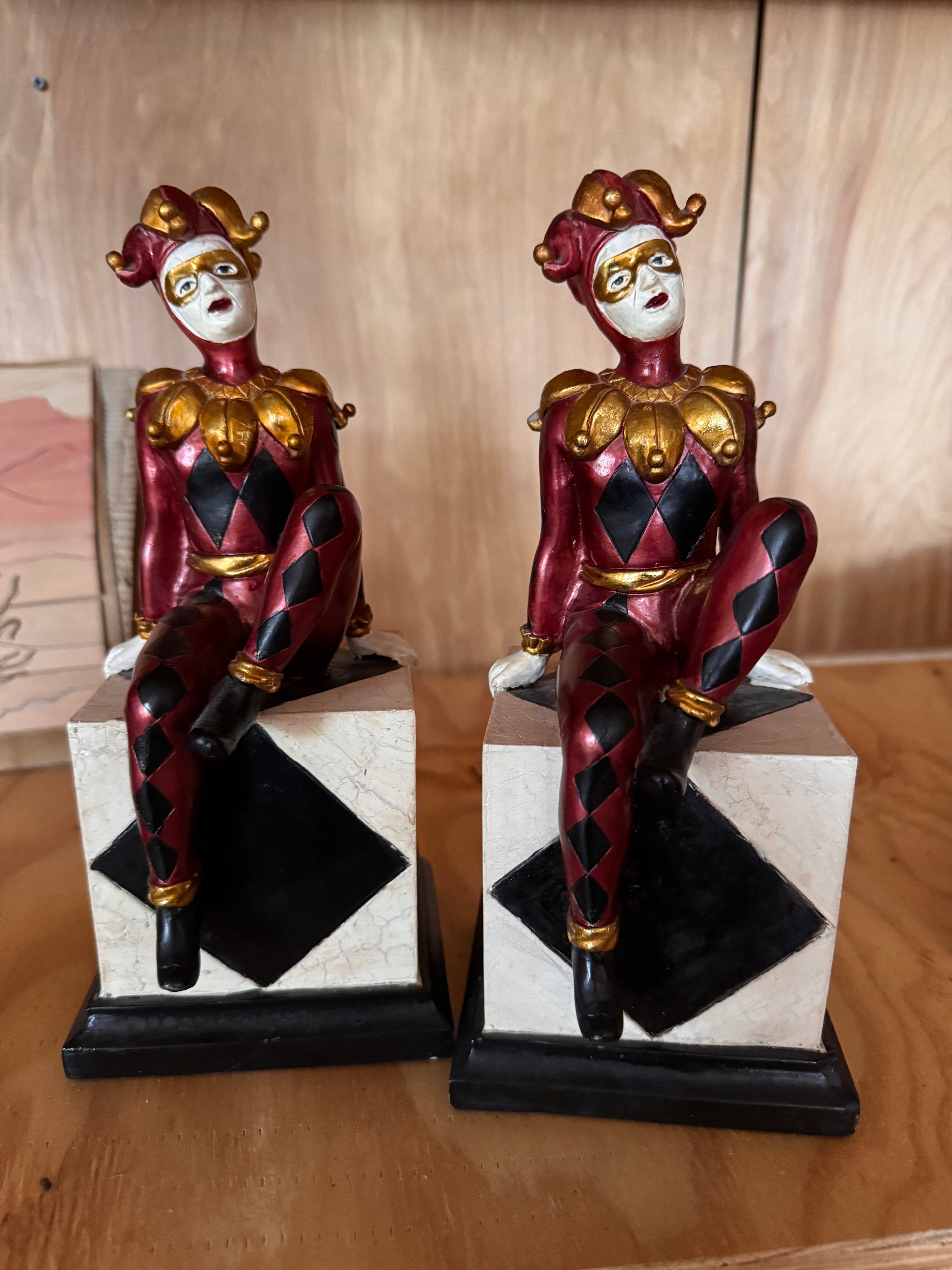 Jester Bookend Pair