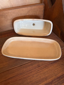 Vintage Goose Butter Dish