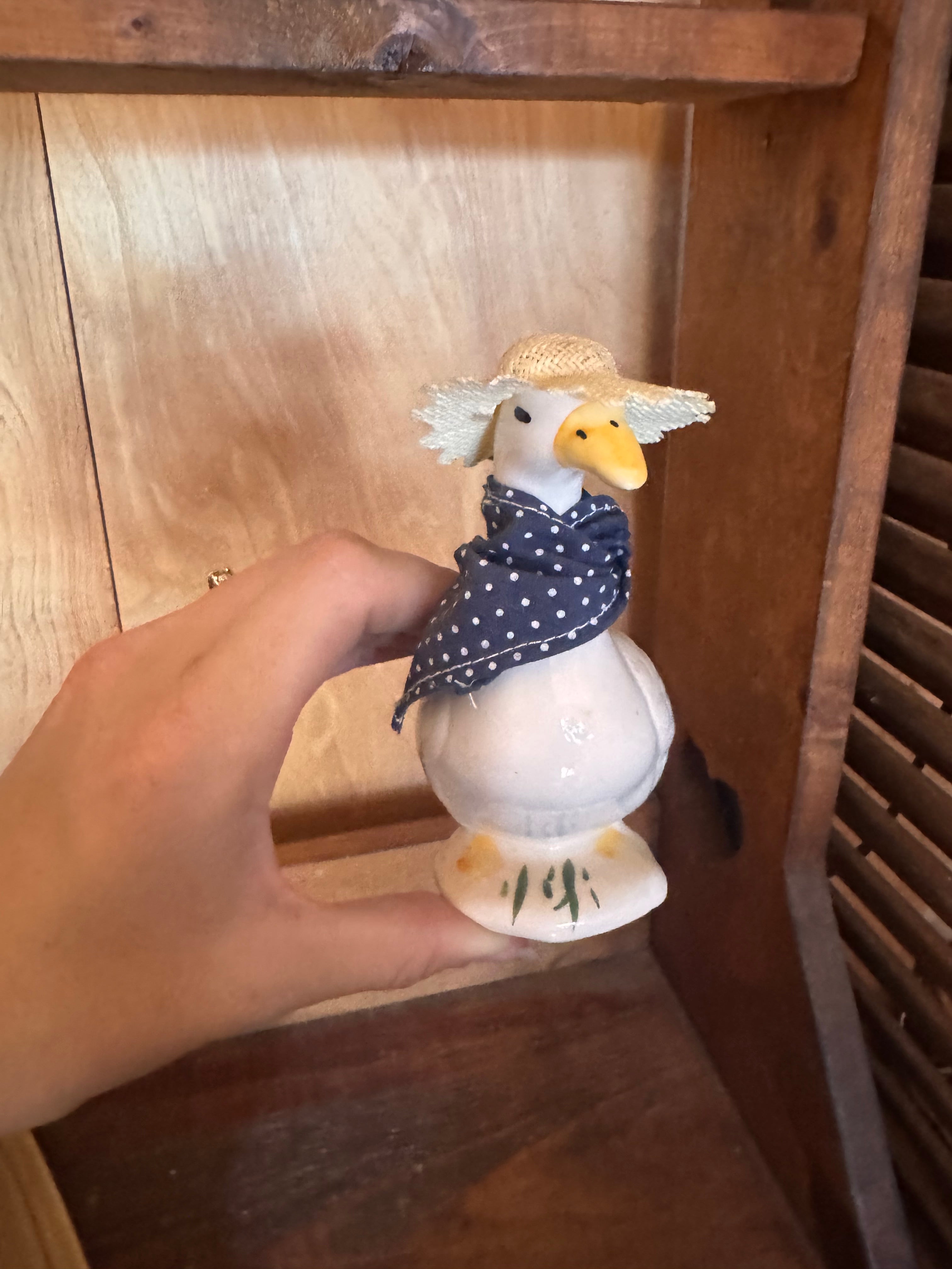 Vintage Ceramic Desk Goose