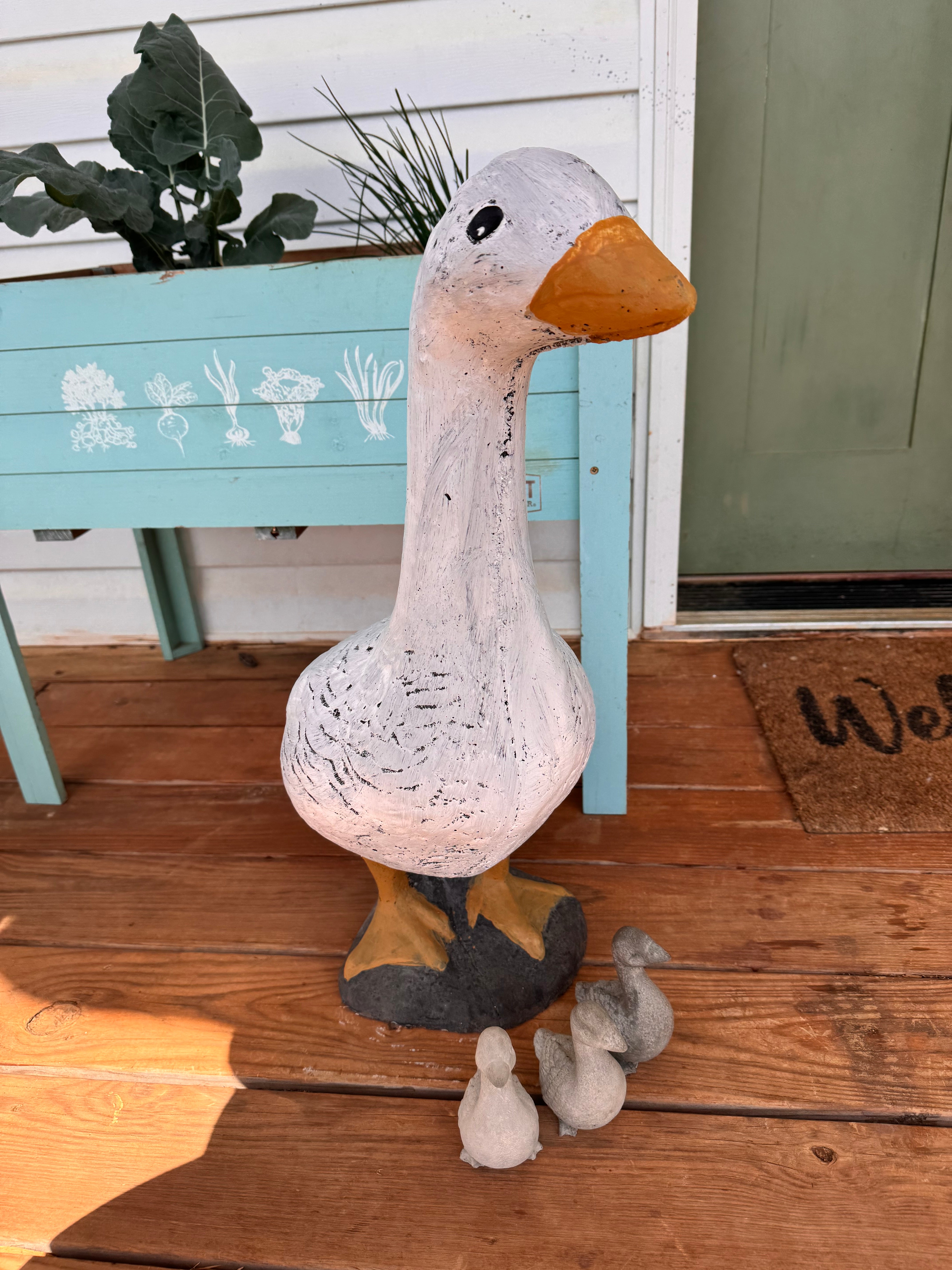 Porch Goose and Gosling