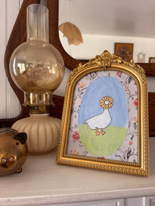 Porch Goose Original Painting