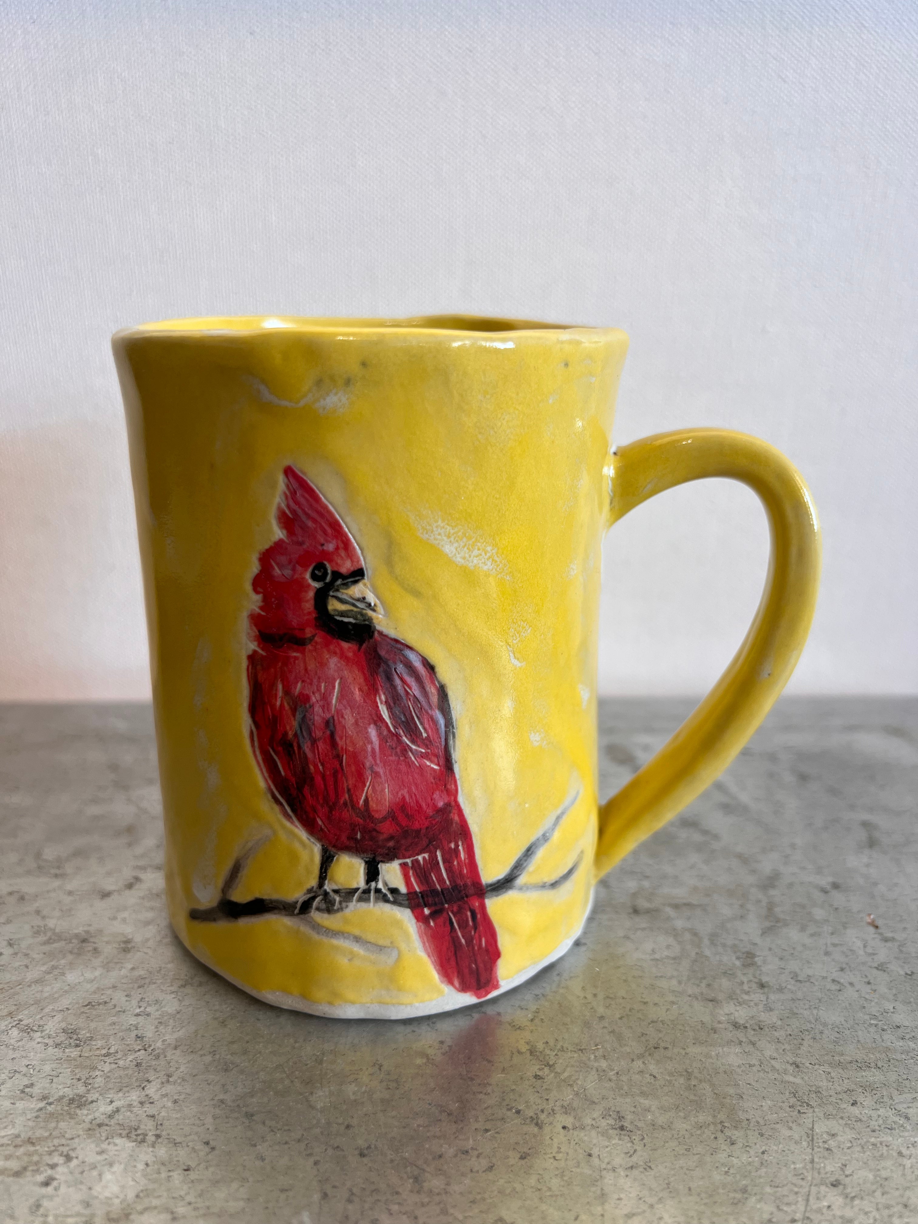 Cardinal Mug - Yellow
