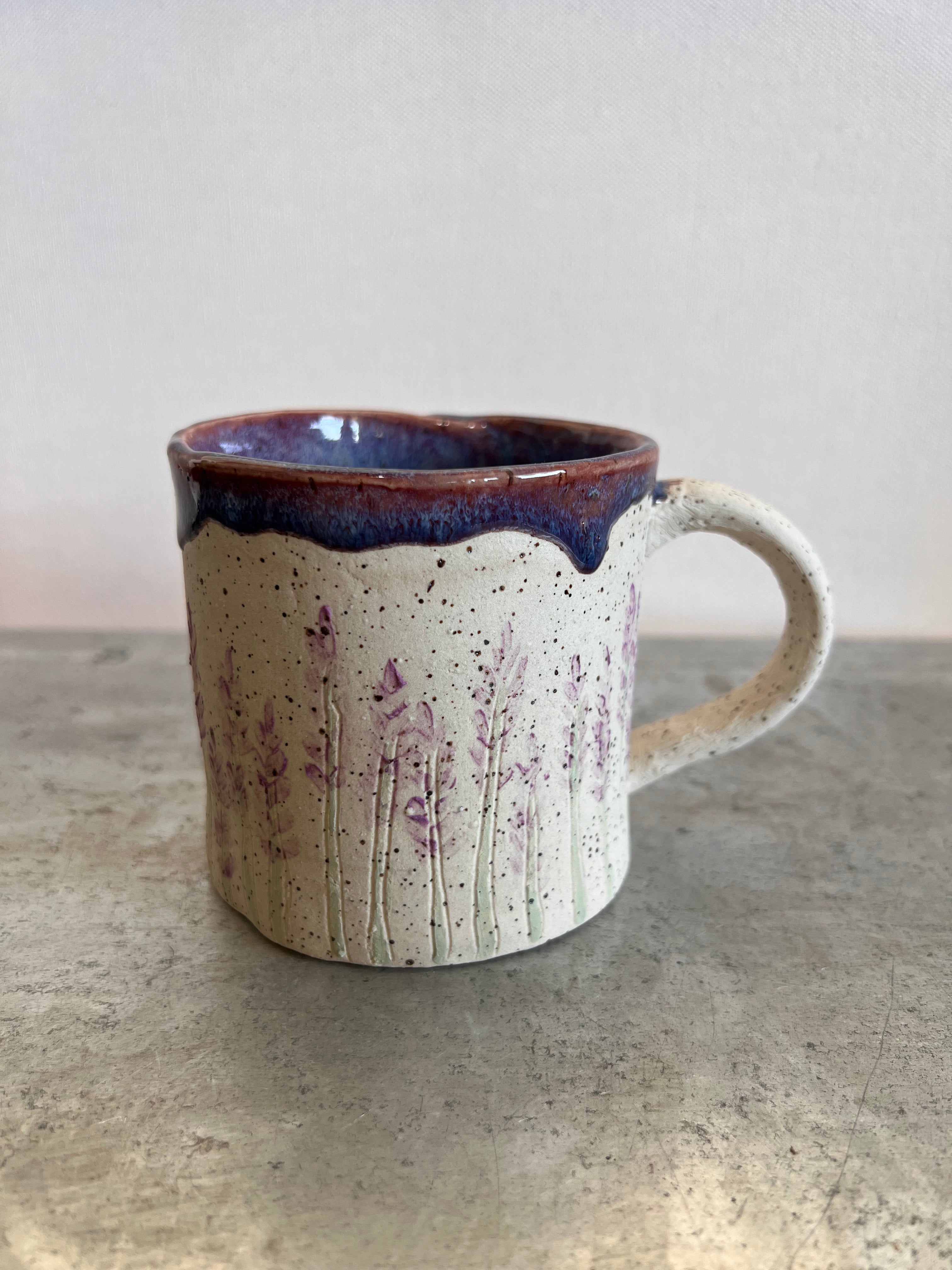 Lavender Fields Squatty Mug