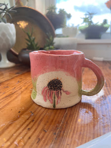 Cone Flower Squatty Mug