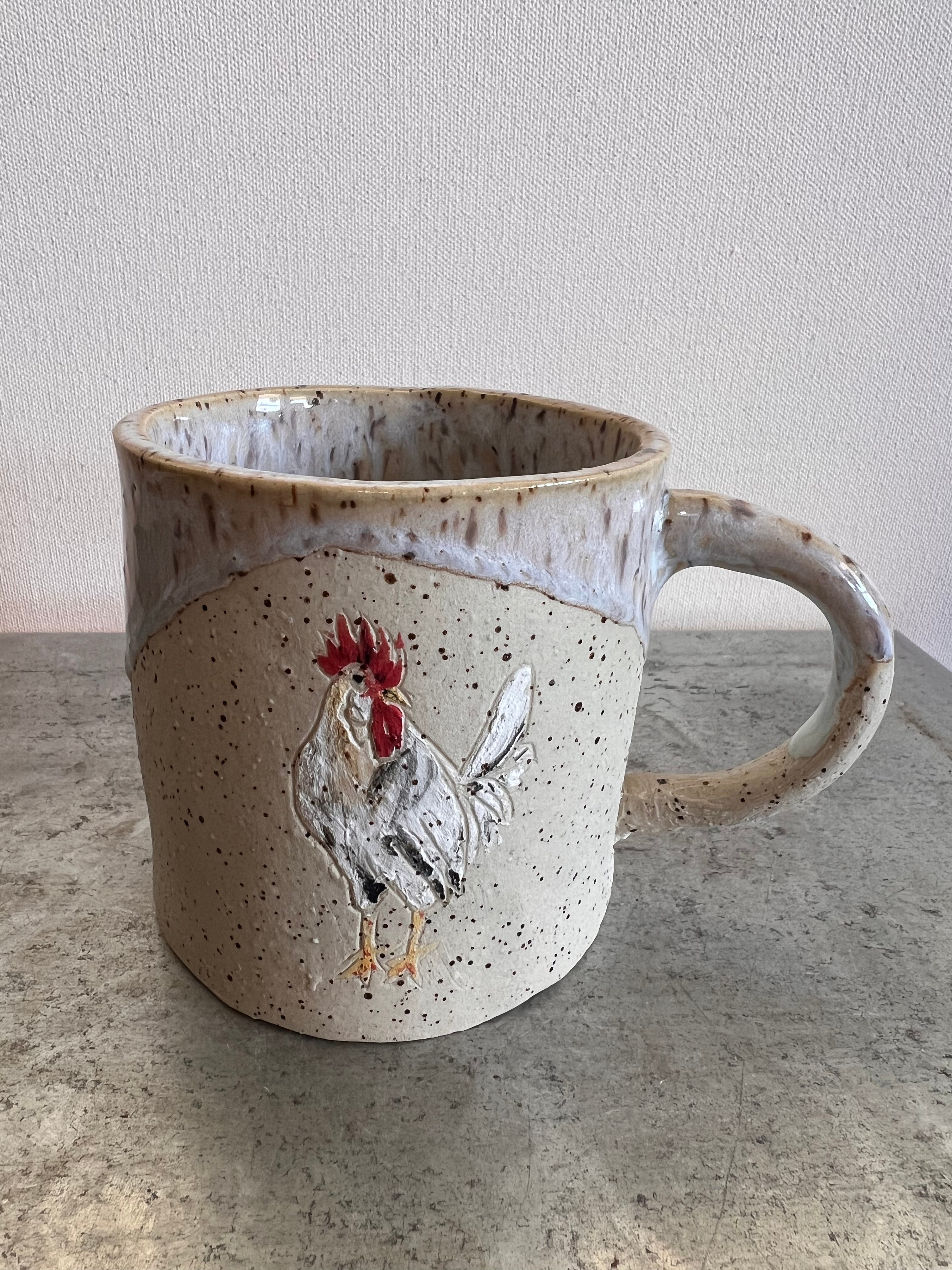 Rooster Squatty Mug