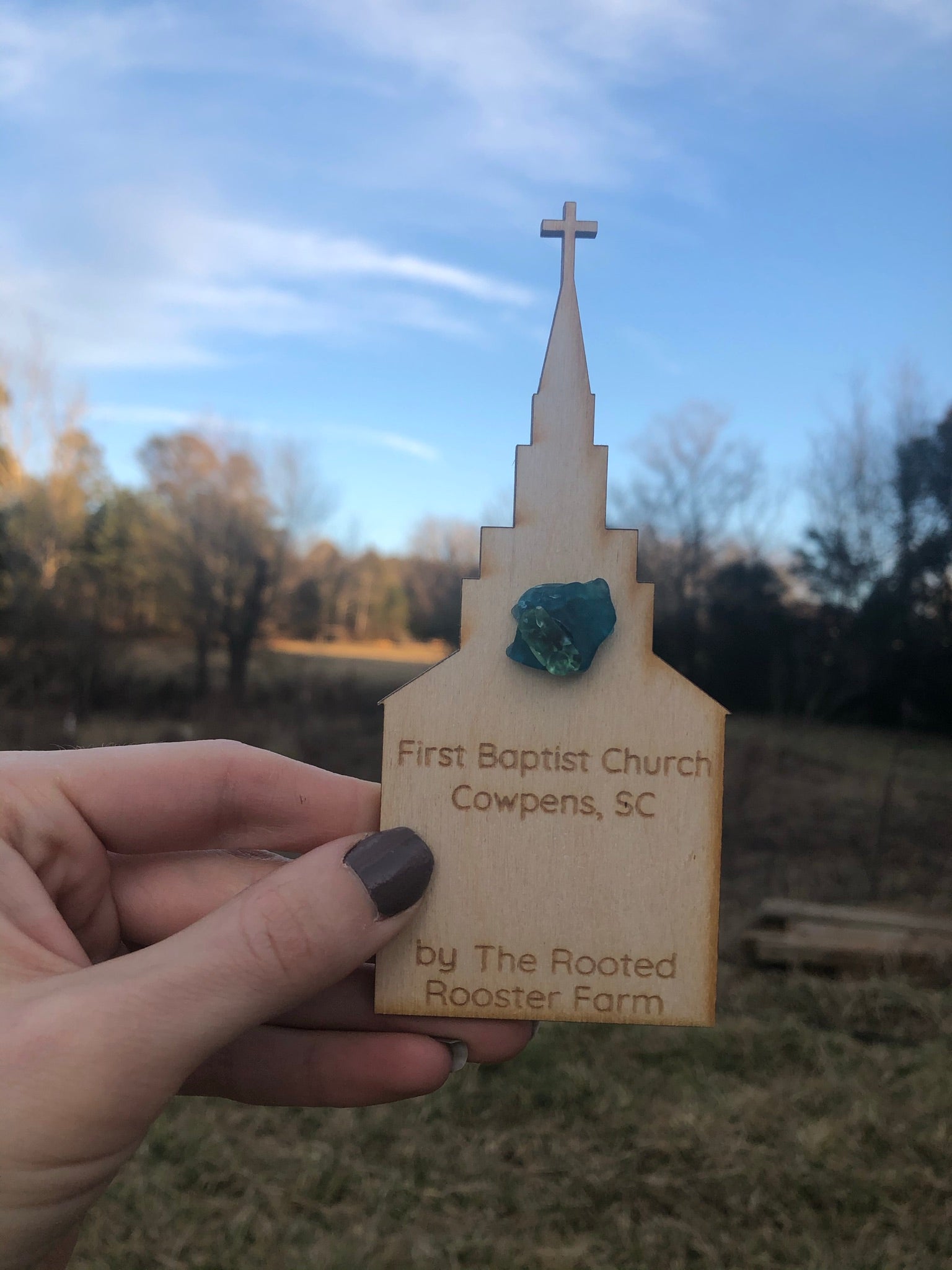 Stained Glass Lapel Pin