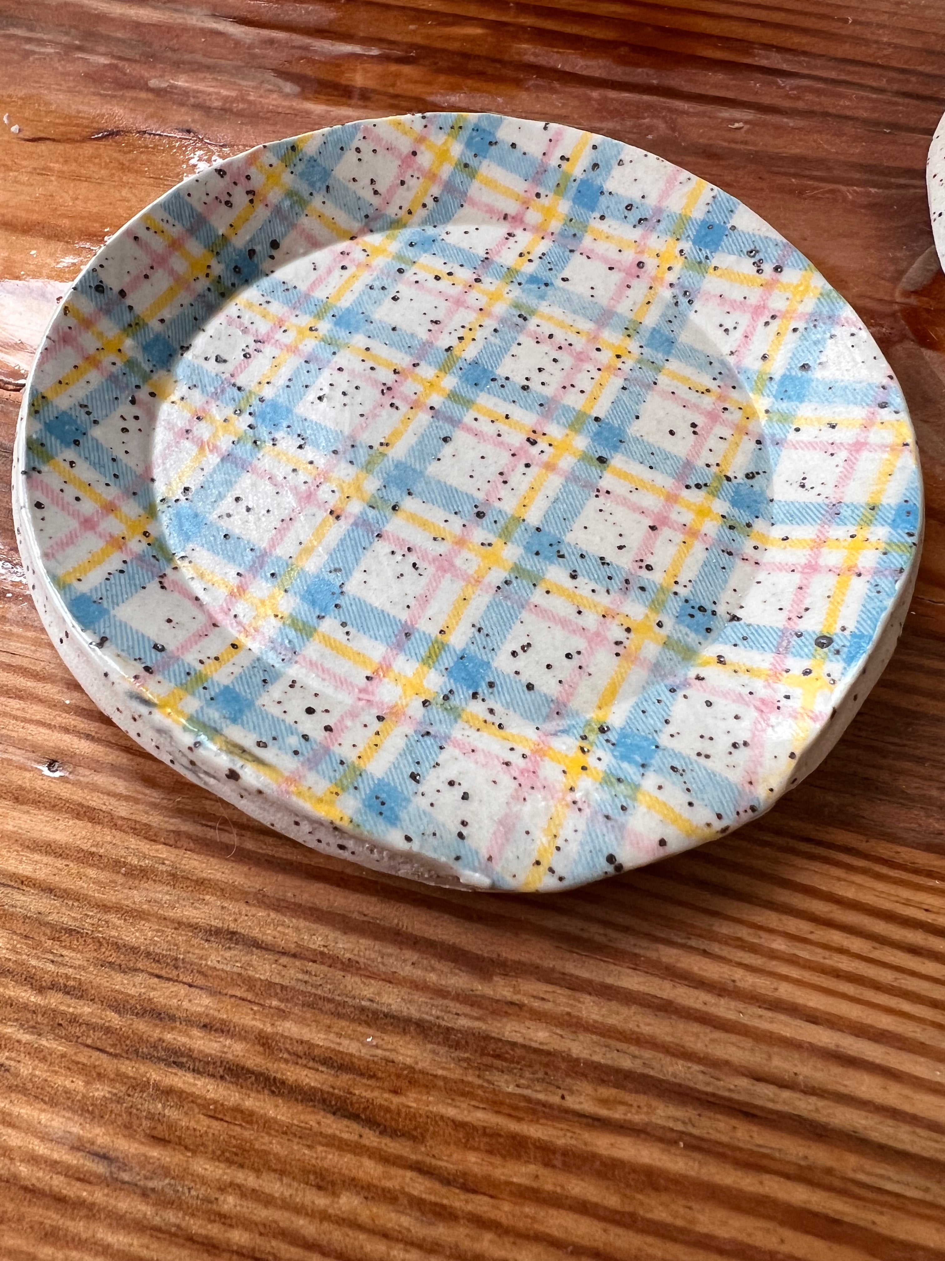 Speckled Plaid Spoon Rest
