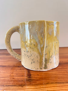 Yellow Speckled Squatty Mug