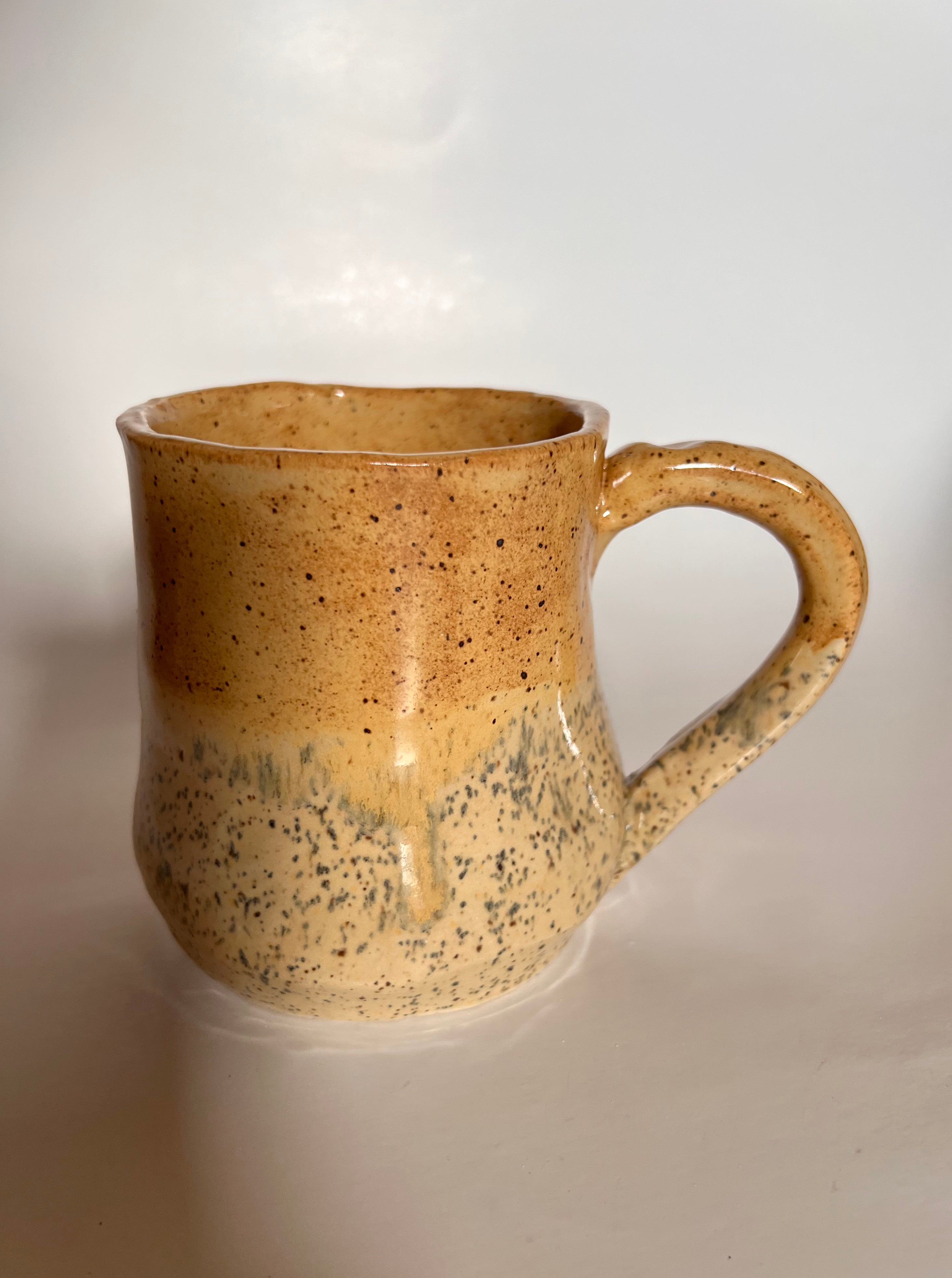 Orange Speckled Mug