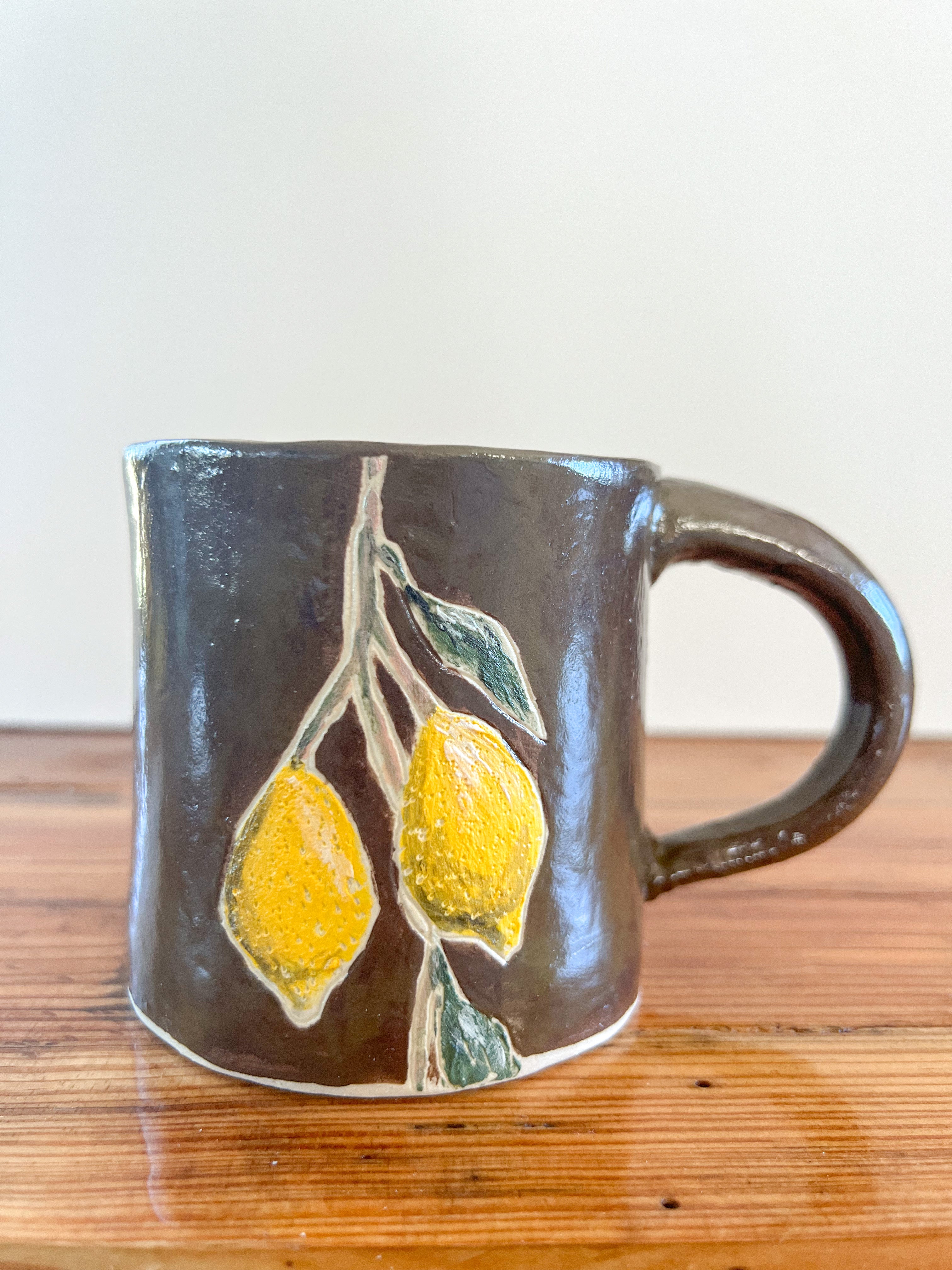 Lemons Squatty Mug